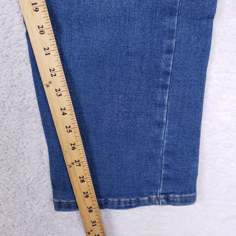Levi's 505 Regular Fit Straight Leg Jeans 38x30 Blue - Picture 5 of 11